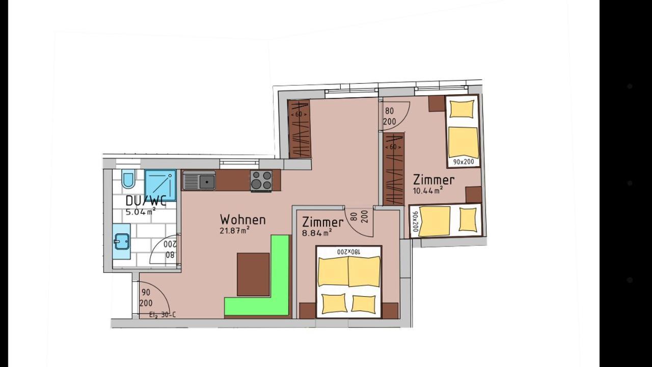 הובן Gaestehaus Huben מראה חיצוני תמונה